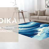 Serene Turquoise Wave Arrangement(Blue)