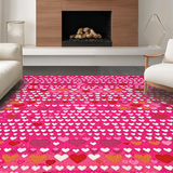 Playful Groovy Heart Motif(Pink)