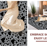 Playful Whimsical Shag Design(Black)