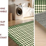 Rustic Checkered Texture Elegance(Green)