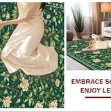 Sophisticated Floral Geometric Fusion(Green)