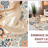 Floral Vintage Beige Medallion(Beige)