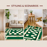 Bold Rustic Striped Composition(Green)