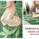 Contemporary Plush Swirl Motif(Green)