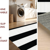 Contemporary Neutral Stripe Fusion(Black)