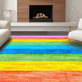 Ultra Soft Area Rug, Non Slip, Stain Resistant, Washable Area Rugs for Living Room, Bedroom, Lively Artistic Expression Rug(Pink)