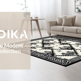 Contemporary Abstract Geometric Appeal(Black)