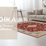 Luxurious Ogee Floral Accents(Red)
