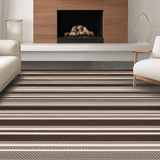 Ultra Soft Area Rug, Non Slip, Stain Resistant, Washable Area Rugs for Living Room, Bedroom, Quaint Country Style Accent(Brown)