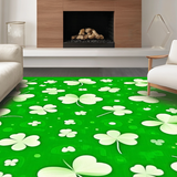 Rustic Shamrock Celebration Aesthetic(Green)