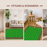 Elegant Mardi Gras Patterned Decor(Green)