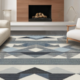 Stylish Reversible Linear Motif(Blue)