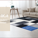 Ultra Soft Area Rug, Non Slip, Stain Resistant, Washable Area Rugs for Living Room, Bedroom, Modern Geometric Soft Non-Slip Living Room(Green)
