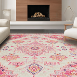 Chic Earthy Toned Botanical Print(Ivory)