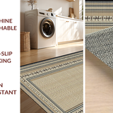 Chic Low Pile Geometric Elegance(Beige)