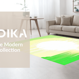 Contemporary Playful Circular Motif(Green)