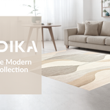 Sophisticated Textured Linear Motif(Beige)
