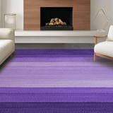 Ultra Soft Area Rug, Non Slip, Stain Resistant, Washable Area Rugs for Living Room, Bedroom, Elegant Modern Fluffy Design(Purple)