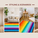 Colorful Striped Modern Aesthetic(Red)