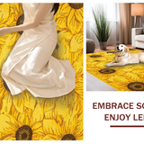 Lively Cozy Floral Tapestry(Yellow)