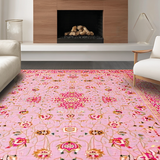 Stylish Distressed Medallion Style(Pink)