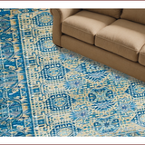 Contemporary Abstract Blue Tones(Blue)
