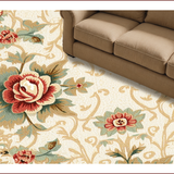 Ultra Soft Area Rug, Non Slip, Stain Resistant, Washable Area Rugs for Living Room, Bedroom, Beige Distressed Carpet for Bedroom Minimal Aesthetic(Beige)