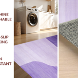 Ultra Soft Area Rug, Non Slip, Stain Resistant, Washable Area Rugs for Living Room, Bedroom, Trendy Solid Color Minimalism(Purple)