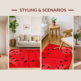 Playful Summer Fruit Motif(Red)