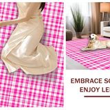 Vibrant Fun Checkered Texture(Pink)