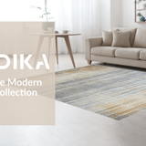 Contemporary Textured Medallion(Gray)