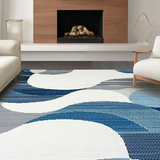 Elegant High Low Texture Blend(Blue)