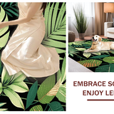 Elegant Leafy Botanical Motif(Green)