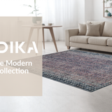 Ultra Soft Area Rug, Non Slip, Stain Resistant, Washable Area Rugs for Living Room, Bedroom, Elegant Foldable Microfiber Home Décor Non-Slip Washable Floor Covering(Blue)