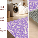 Ultra Soft Area Rug, Non Slip, Stain Resistant, Washable Area Rugs for Living Room, Bedroom, Elegant Plush Shaggy Home Vibe(Purple)