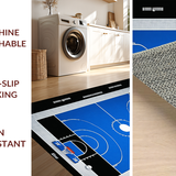 Dynamic Black and White Court Print(Blue)
