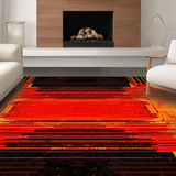 Dynamic Lava Thematic Artwork(Red)