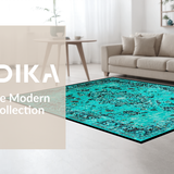 Trendy Textured Diamond Layout(Blue)