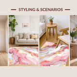 Fresh Contemporary Marble Visuals(Pink)