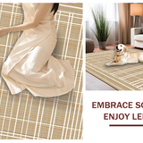 Cozy Striped Symmetrical Arrangement(Beige)