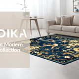 Charming Earthy Floral Delight(Blue)