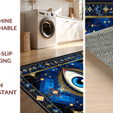 Blue Tones Welcome Mat(Blue)