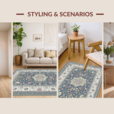 Timeless Floral Motif Elegance(Gray)