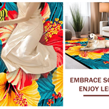 Bold Multicolored Geometric Design(Red)