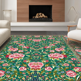Artistic Maximalist Bloom Motif(Green)