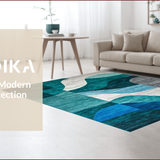 Contemporary Minimalist Geometric Aesthetic(Blue)