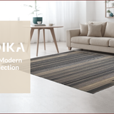 Ultra Soft Area Rug, Non Slip, Stain Resistant, Washable Area Rugs for Living Room, Bedroom, Contemporary Urban Zebra Print Accent(Beige)