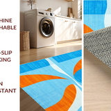 Modern Striped Nautical Design(Blue)
