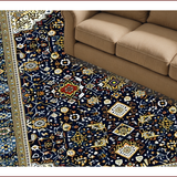 Elegant Geometric Blue Tones(Blue)
