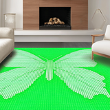 Lively Modern Wildlife Illustration(Green)